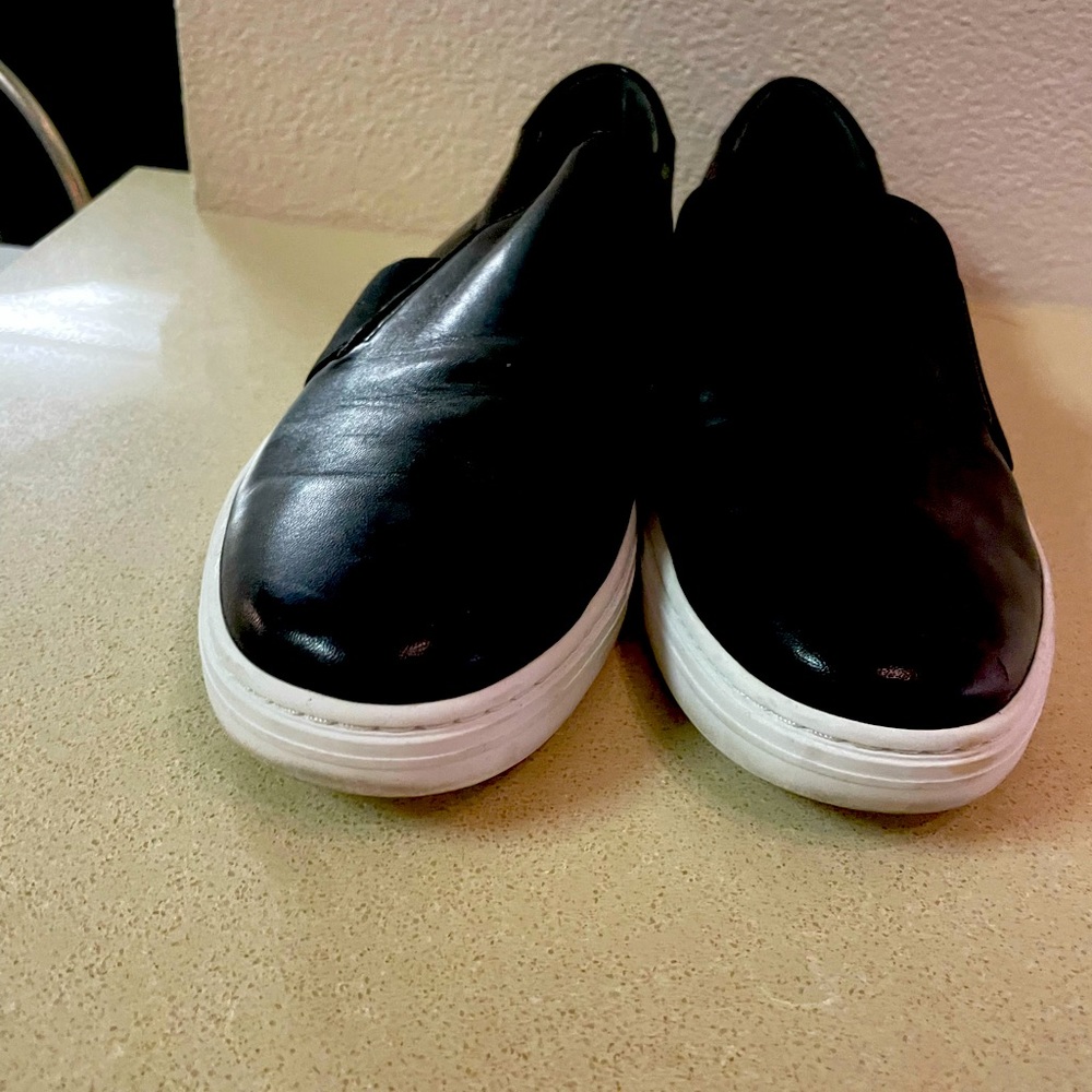 Via Spiga leather slip ons